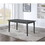 6-Piece Dining Set with Bench, Gray B046P147183