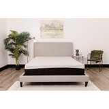 Omne Sleep Comfort Series Queen Medium Gel Memory Foam Tight Top 10 inch Mattress B04764849