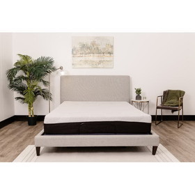 Omne Sleep Comfort Series California King Medium Gel Memory Foam Tight Top 10 inch Mattress B04764851