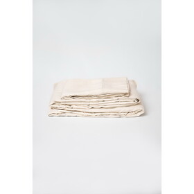 Omne Sleep 5-Piece Cream Brushed Microfiber Split Queen Hypoallergenic Sheet Set B04765999