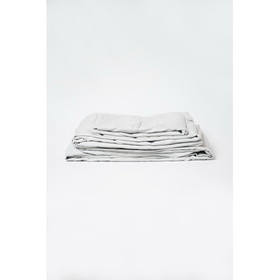 Omne Sleep 4-Piece Pewter Microplush and Bamboo Twin XL Hypoallergenic Sheet Set B04766069