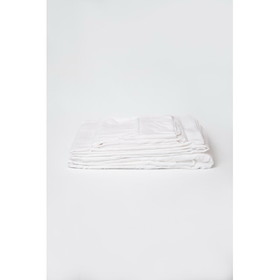 Omne Sleep 4-Piece White Bamboo Twin Hypoallergenic Sheet Set B04766080