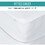 Split California King Deluxe Waterproof Mattress Protector B047P395114