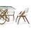 Modrest Lucas Mid-Century Cream & Walnut Dining Chair B04961319