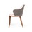 Modrest Megan Mid-century Modern Beige & Grey Dining Chair B04961322