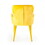 Modrest Tigard Yellow Fabric Dining Chair B04961329