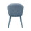 Modrest Salem Modern Blue Grey Fabric Dining Chair B04961330