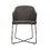 Gia Modern Grey Fabric Dining Arm Chair (Set of 2) B04961345