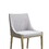 Modrest Fairview Modern Grey & Brass Dining Chair B04961354