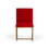 Modrest Barker Modern Burnt Orange & Brush Gold Dining Chair (Set of 2) B04961368
