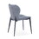 Modrest Felicia Modern Grey & Black Dining Chair (Set of 2) B04961382