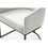 Modrest Elisa Modern Beige Velvet & Brass Dining Chair B04961447