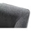 Modrest Riaglow Contemporary Dark Grey Fabric Dining Chair B04961451