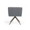 Modrest Riaglow Contemporary Dark Grey Fabric Dining Chair B04961451