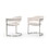 Modrest Allie Contemporary White Leatherette Dining Chair B04961452