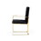 Modrest Fowler Modern Black Velvet Dining Chair B04961455