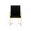 Modrest Fowler Modern Black Velvet Dining Chair B04961455