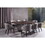 Modrest Carlton Grey Fabric Dining Chair B04961456