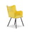 Modrest Barrett Modern Yellow Velvet Dining Chair B04961459