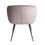 Modrest Luzerne Modern Pink Velvet Dining Chair B04961460