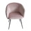 Modrest Luzerne Modern Pink Velvet Dining Chair B04961460