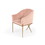 Modrest Mancos Modern Pink Velvet Accent Chair B04961542