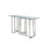 Modrest Valiant Modern Glass & Stainless Steel Console Table B049S00019