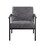 Millie Charcoal Stationary Metal Accent Chair B050125440