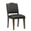 Dahlia Brown Faux Leather Dining Chair with Nail Heads - Set of 2 B050126342