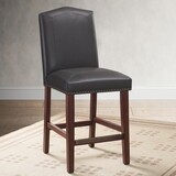 Claremont Gray Faux Leather Counter Stool B05081040