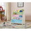Kids Funnel Charlie White Kids Wooden Canvas Sling Magazine Bookcase B05367929