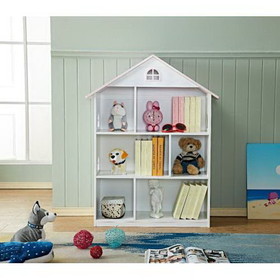 Kids Funnel Veronica Girls Pink Roof Dollhouse Bookcase B05367940
