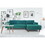 Anderson Raf Sectional - Turquoise B054S00008