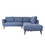 Casey Raf Sectional - Denim Blue B054S00009