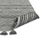 Vail Dowlan Gray and Charcoal - Wool and Cotton Area Rug with Tassels 5x8 B05569167