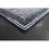 Benzara Black and White Viscose Area Rug 5x8 B05569641