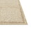 Benzara Beige and White Viscose Area Rug 5x8 B05569642