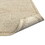 Benzara Beige and White Viscose Area Rug 5x8 B05569642