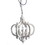 Antiqued Wood and Metal Chandelier, White B05671069