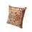 18 x 18 Square Cotton Accent Throw Pillow, Scrolled Floral Pattern, Multicolor B05671221