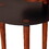 25.6 inch Round Side Table with Rotatable Tray and Metal Top, Brown and Black B05671900