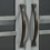 Koi 60 inch Acacia Wood TV Media Entertainment Center Console, 4 Glass Doors, Crossed Wood Design, Dove Gray B05671918