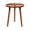 18 inch Round Acacia Wood Side Accent End Table with 3 Tabletop Sections, Warm Brown B05671992