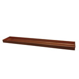 29 inch Rectangular Metal Windowsill Plant Tray, Trim Edges, Large, Copper B05691112