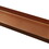 29 inch Rectangular Metal Windowsill Plant Tray, Trim Edges, Large, Copper B05691112