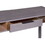 44 inch Minimalist Single Drawer, Mago Wood, Entryway Console Table Desk, Textured Groove Lines, Gray B05691324