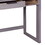 44 inch Minimalist Single Drawer, Mago Wood, Entryway Console Table Desk, Textured Groove Lines, Gray B05691324