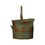 Tinged Metal Bucket Planter with Handles, Patina Rust Finish, Green, Set of 3 B056P158008