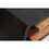 33 inch Handcrafted Coffee Table, Geometric Dark Walnut and Natural Mango Wood Frame, Block Legs B056P161672