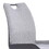 Curved Back Dining Chair with Bucket Design Seat, Set of 2, Gray B056P161692